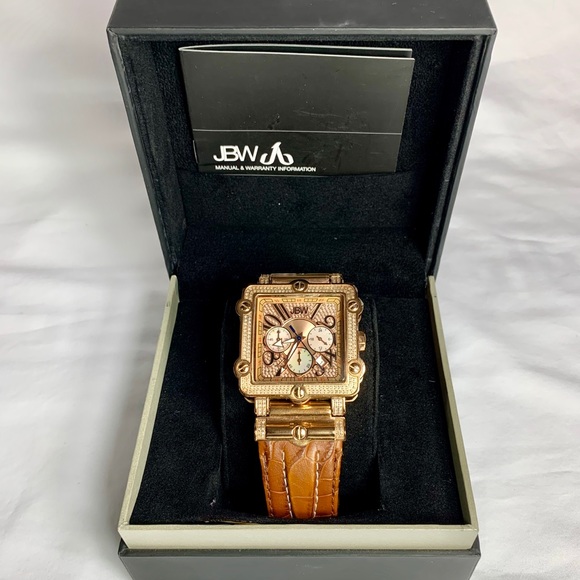 JB-6215-238-D "Phantom" Rose-Gold Diamond Watch - Picture 8 of 10